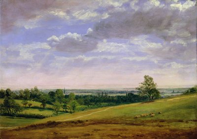 Vista, de, Highgate, colina de John Constable