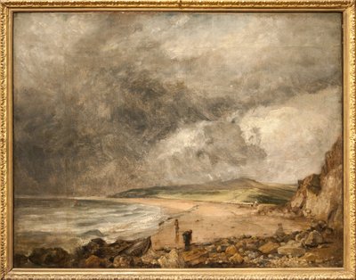 Weymouth Bay se aproximando da tempestade (óleo sobre tela) de John Constable