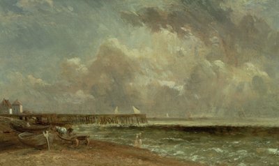Cais de Yarmouth, 1822 de John Constable