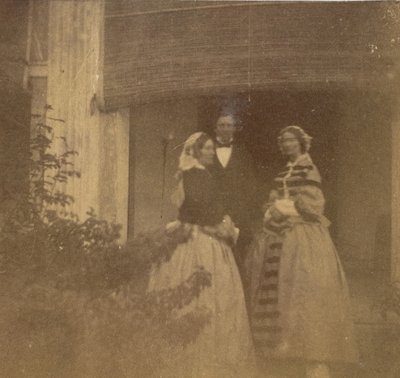 [Condessa Canning com convidados, Casa do Governo, Allahabad], 1858. de John Constantine Stanley