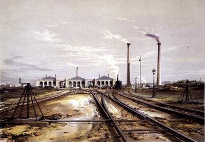 Excêntrico para Calha Móvel, Casa de Motor Locomotivo e Chaminés Estacionárias para Motores de John Cooke Bourne