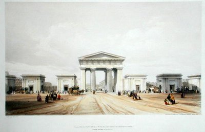 Pórtico de entrada, Estação Euston Grove, de 