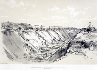 Tring Cutting, 19 de junho de 1837 de John Cooke Bourne