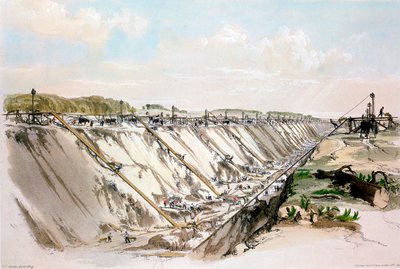 Corte de Tring, London & Birmingham Railway, 17 de junho de 1837 1839 de John Cooke Bourne