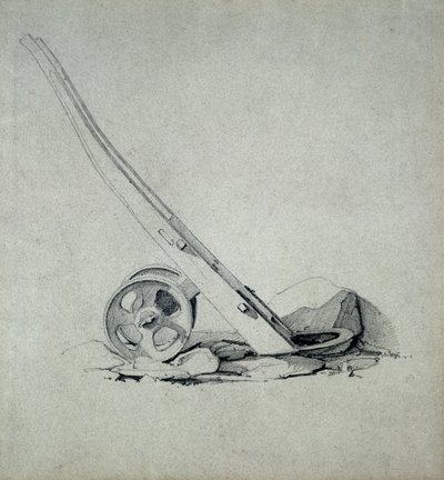 Caminhão, de 1830 (caneta e tinta e lavar no papel) de John Cooke Bourne