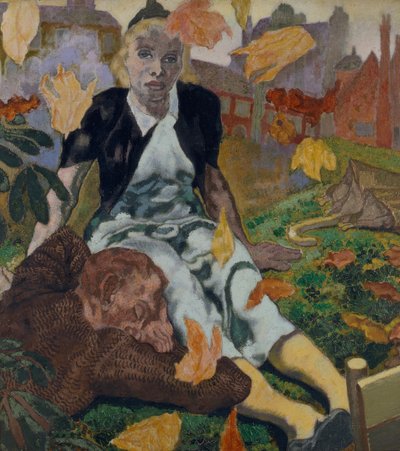Folhas de outono (óleo sobre tela) de John Copley