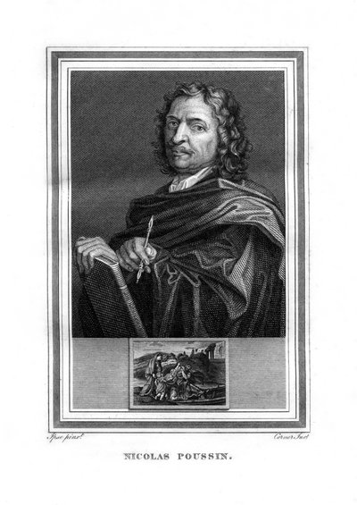 Nicolas Poussin, pintor francês, 1825. de John Corner