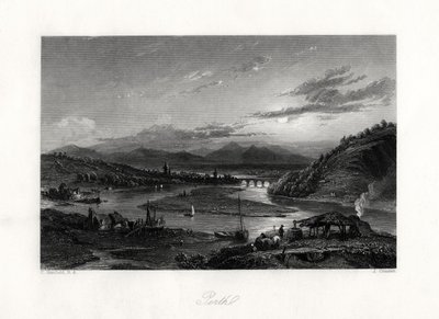 Perth, Austrália, século XIX de John Cousen
