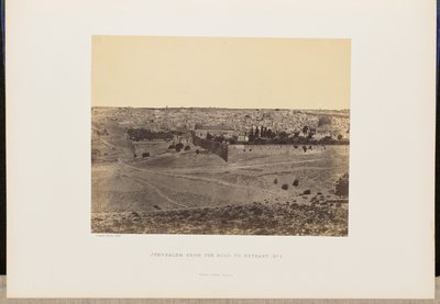 Jerusalém do caminho de Betânia, n.º 1 de John Cramb