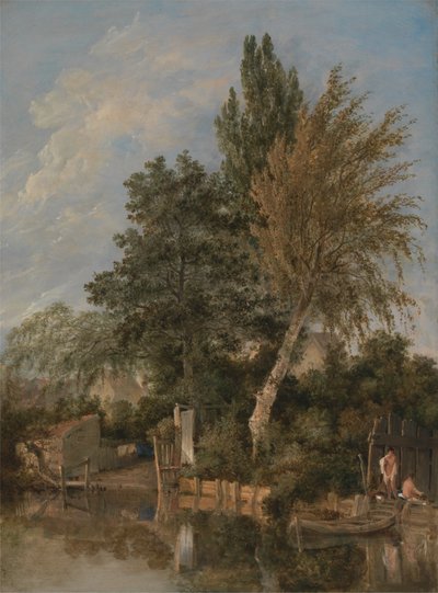 Banhos de Rapazes no Rio Wensum, Norwich de John Crome