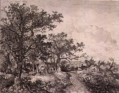 Perto de Horsham, pub. por J. & W. Freeman de John Crome