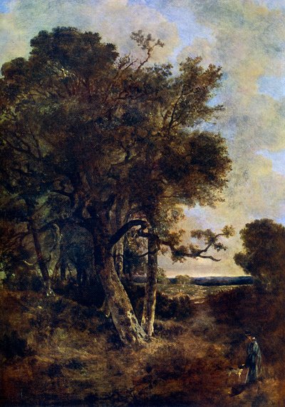 Nas saias da floresta, c1788-1821, 1912. de John Crome