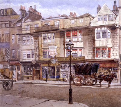 Rua Bishopsgate, Londres, 1886 de John Crowther