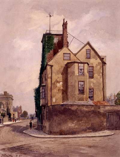 Canonbury Tower, Islington, Londres, 1887 de John Crowther