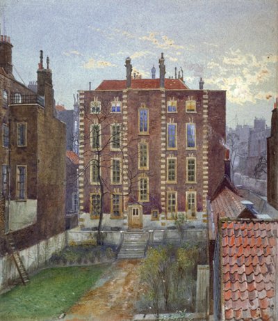 Casa em Austin Friars Street, City of London, 1881 de John Crowther