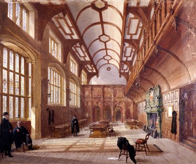 Interior de Charterhouse, Londres, 1885 de John Crowther
