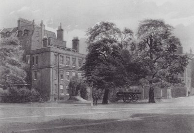 Londres perdida: The Gun House, Spring Gardens (litografia) de John Crowther