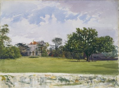 Vista lateral da casa Turret, Lambeth, 1880 de John Crowther