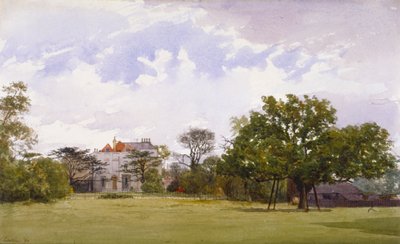 Vista lateral da Turret House, Lambeth, Londres, 1880 de John Crowther
