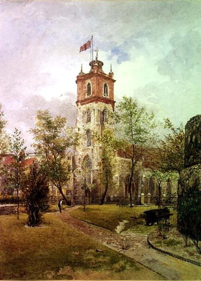 Vista Sudoeste St. Giles, Cripplegate de John Crowther