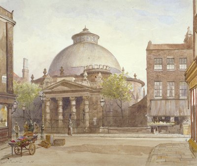 Spa Fields Chapel, Exmouth Street, Finsbury, Londres, 1886 de John Crowther