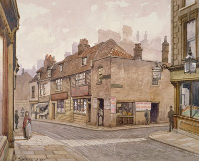 The Angel Public House, Bermondsey, Londres, 1887 de John Crowther