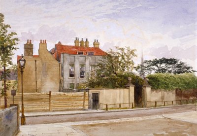 Vista da Turret House, Lambeth, Londres, 1880.   de John Crowther