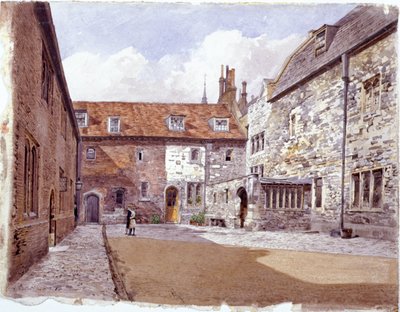 Wash house court, Charterhouse, Londres, 1884 de John Crowther