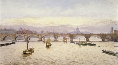 Ponte Waterloo, Londres, 1888 de John Crowther
