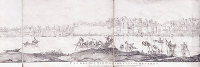 Vista Panorâmica da Cidade de Benares, 1827 de John Dalrymple
