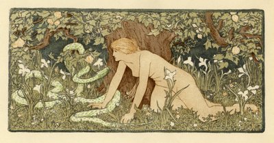 Eva e a serpente de John Dickson Batten