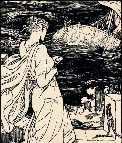 A Rainha do Clew Mágico, c1900 de John Dickson Batten