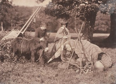 Ciganos, 1853-56. de John Dillwyn Llewelyn