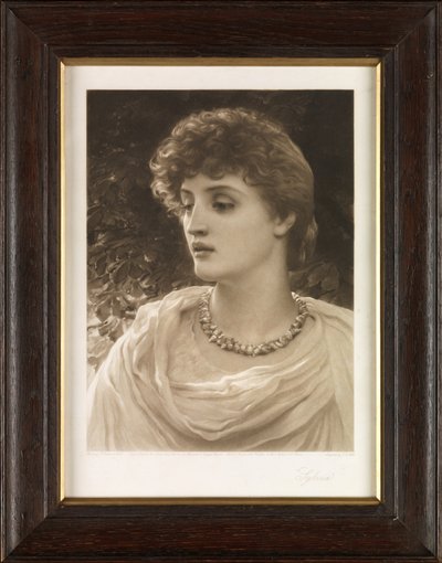 Sylvia (mezzotint) de John Douglas Miller