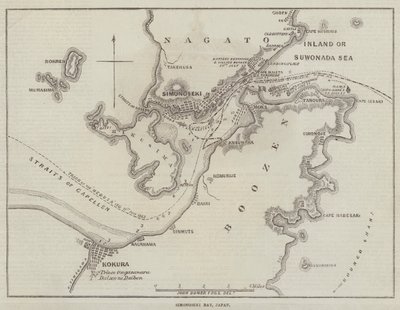 Baía de Simonoseki, Japão de John Dower