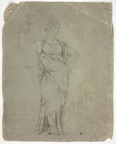 Estátua Antiga de Figura Feminina em Pé de John Downman