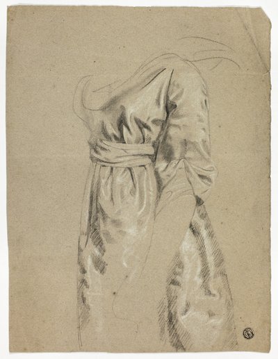 Vestido de cintura alta de John Downman
