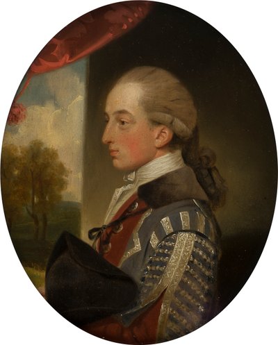 Retrato de Henry Bridgeman (1757-1782), c.1770-82 (óleo sobre cobre) de John Downman
