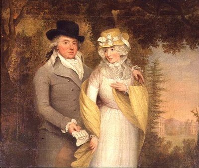 Retrato de um Cavalheiro e sua Esposa num Parque de John Downman