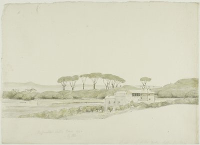 Villa Medici de Raffaelle, Roma de John Downman