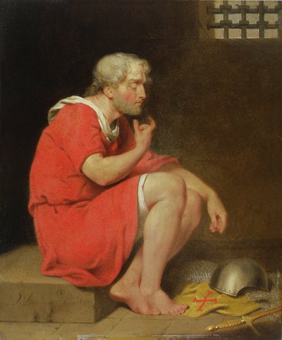 Robert (c.1054-1134) Duque da Normandia na prisão de John Downman