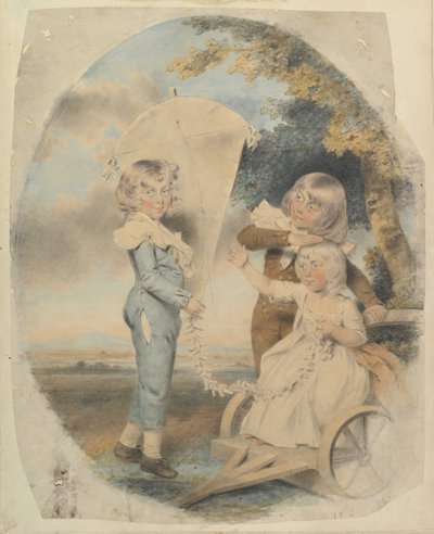 The Dyson Children, 1787. de John Downman