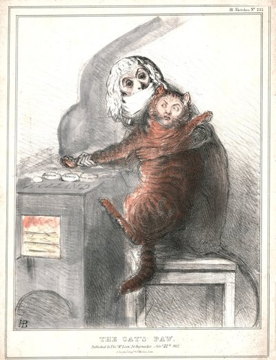 "A Pata do Gato", 1832. de John Doyle