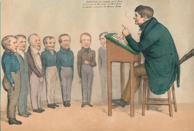 O tutor irlandês, 1836. de John Doyle