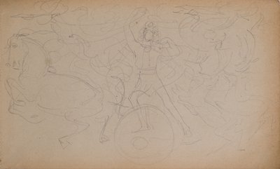 Bacchanalian Fun Exploit (lápis) de John Duncan