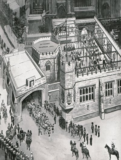 Coroação do rei George V e rainha Mary, Londres, 1911. de John Duncan
