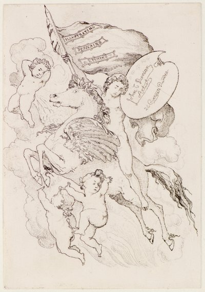 Cavalo Voador (gravura) de John Duncan