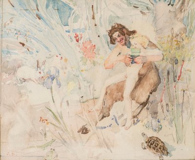 Pão, c.1895 (aguarela) de John Duncan