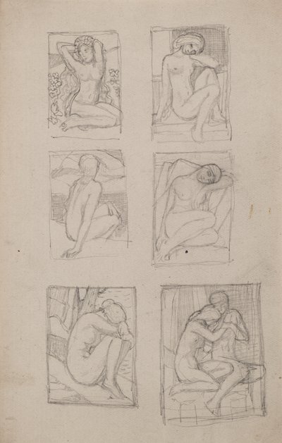 Sacerdote do Ideal, Stephen Grahams (lápis) de John Duncan