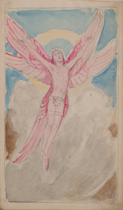 A Visão de São Francisco (aguarela) de John Duncan